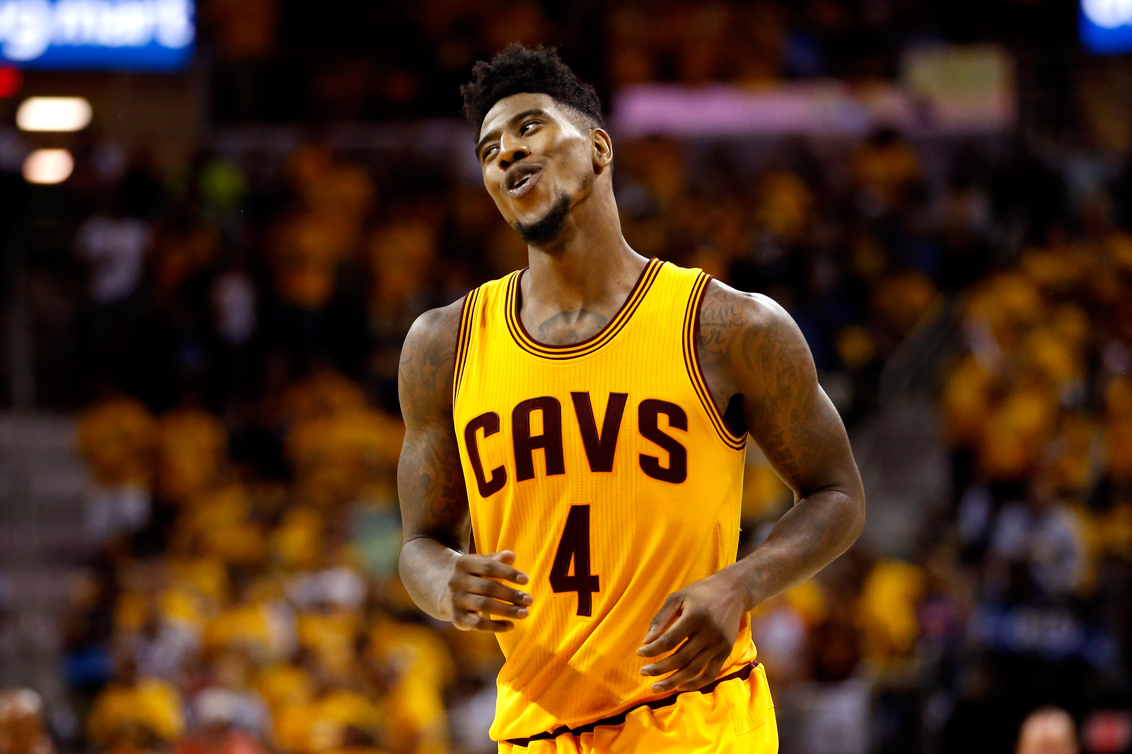 Cleveland Cavaliers guard Iman Shumpert was arrested last month for driving...