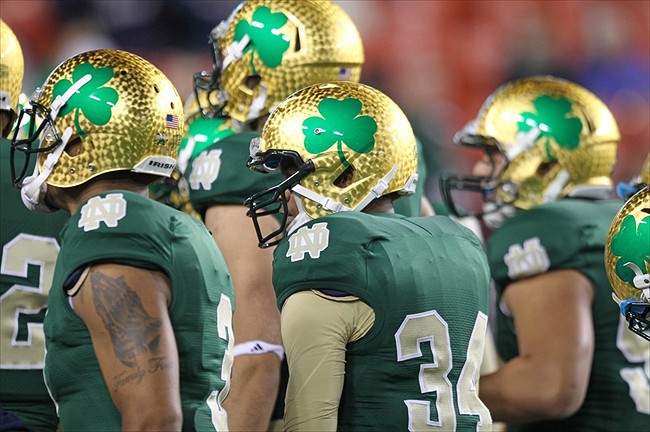 Top 10 Notre Dame Football Alternate Uniforms Of All Time | Subway Domer