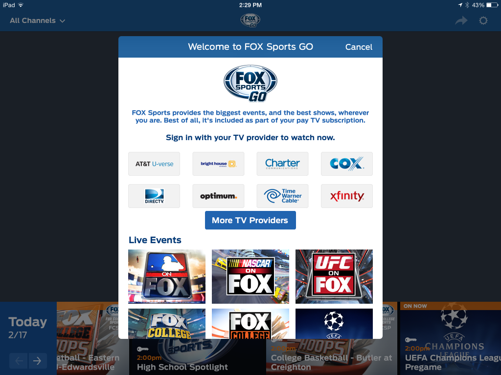 what channel is fox sports 1 on cox in omaha